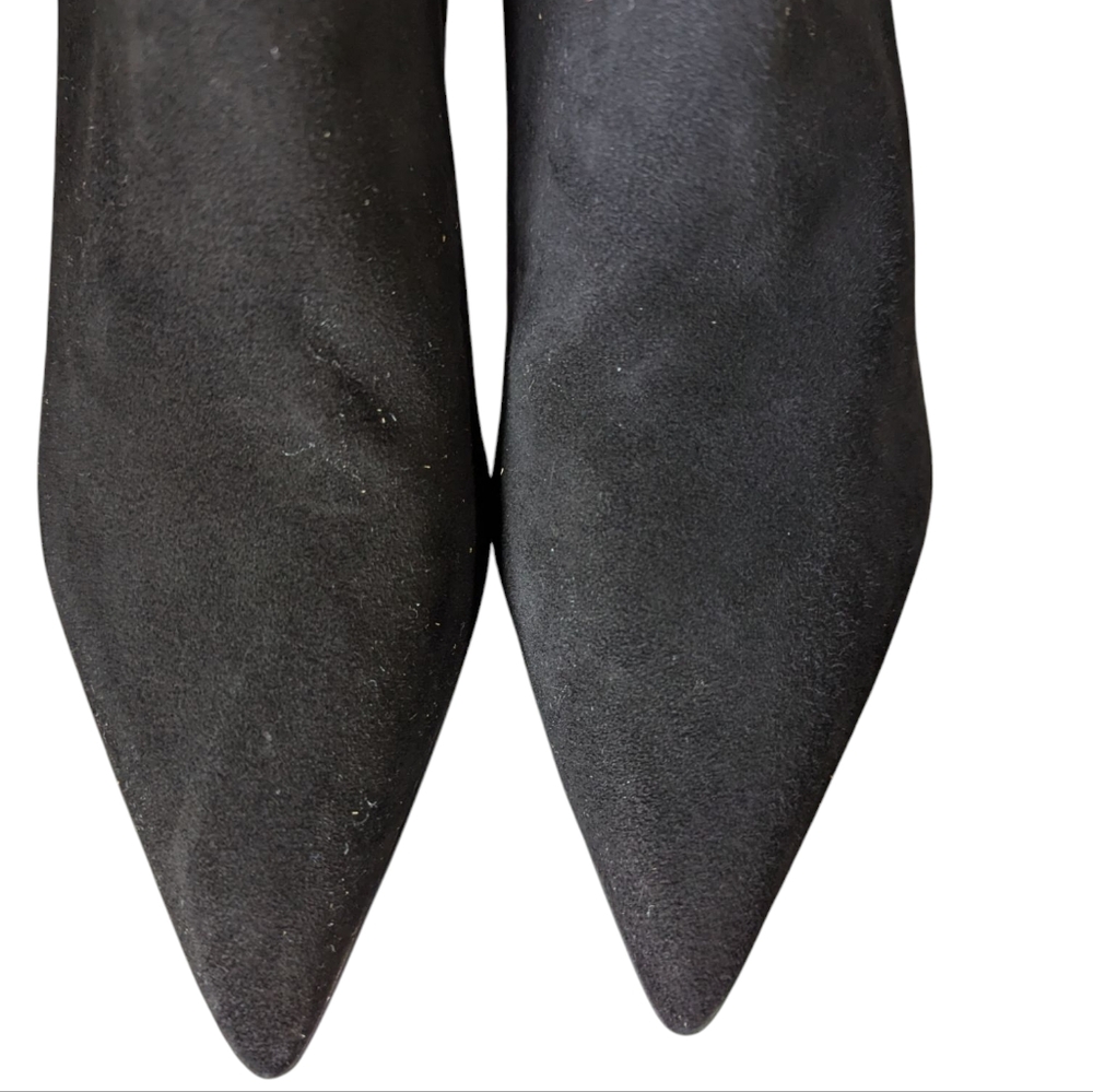 NEW..Larroudé's Mini Kate Elegant Black Ankle Boots...Size 10 - Picture 7 of 13